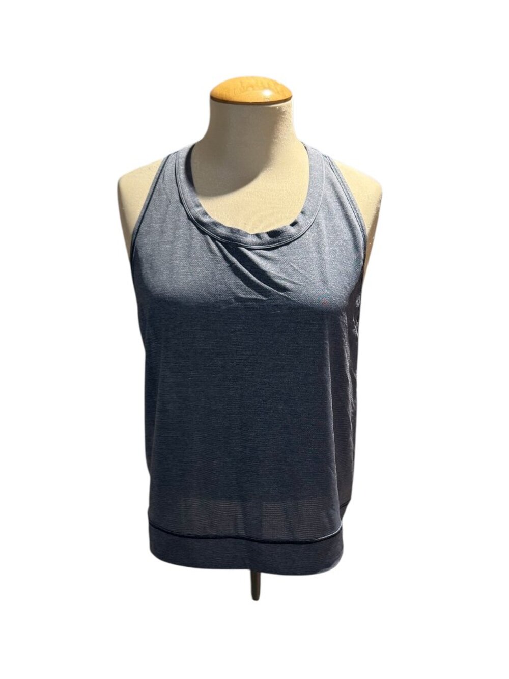 lululemon slate-blue racerback tank, size 6